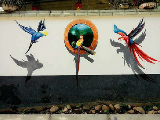 永安视觉错位-3D墙绘设计