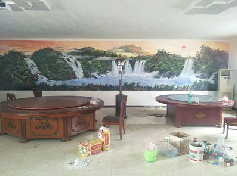 永安墙绘-写实风景