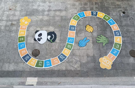 永安地面游戏彩绘